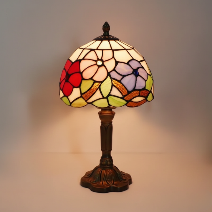 ROSAVIA | LAMPA W STYLU TIFFANY KOLOROWA