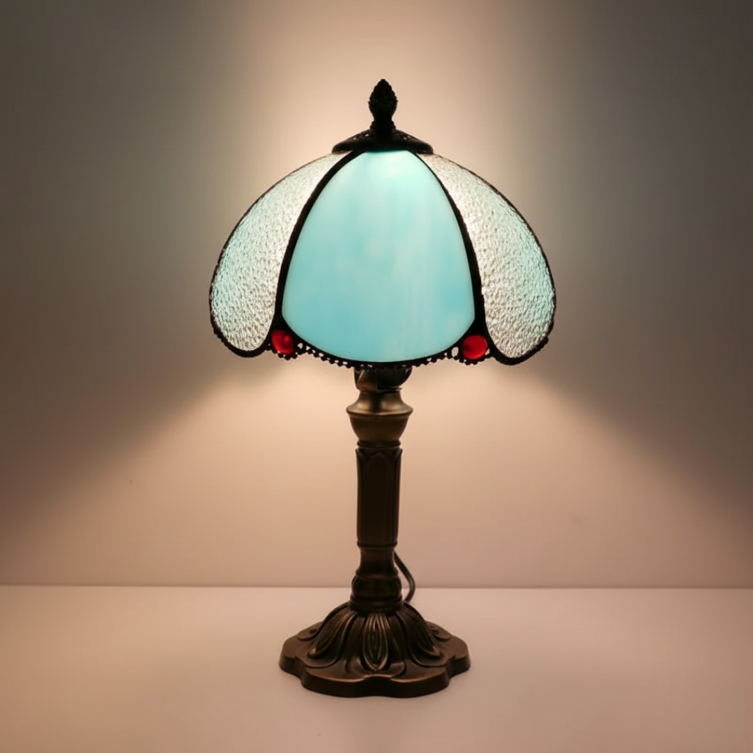 AZURIA | LAMPA SZKLANA W LUKSUSOWYM NIEBIESKIM KOLORZE