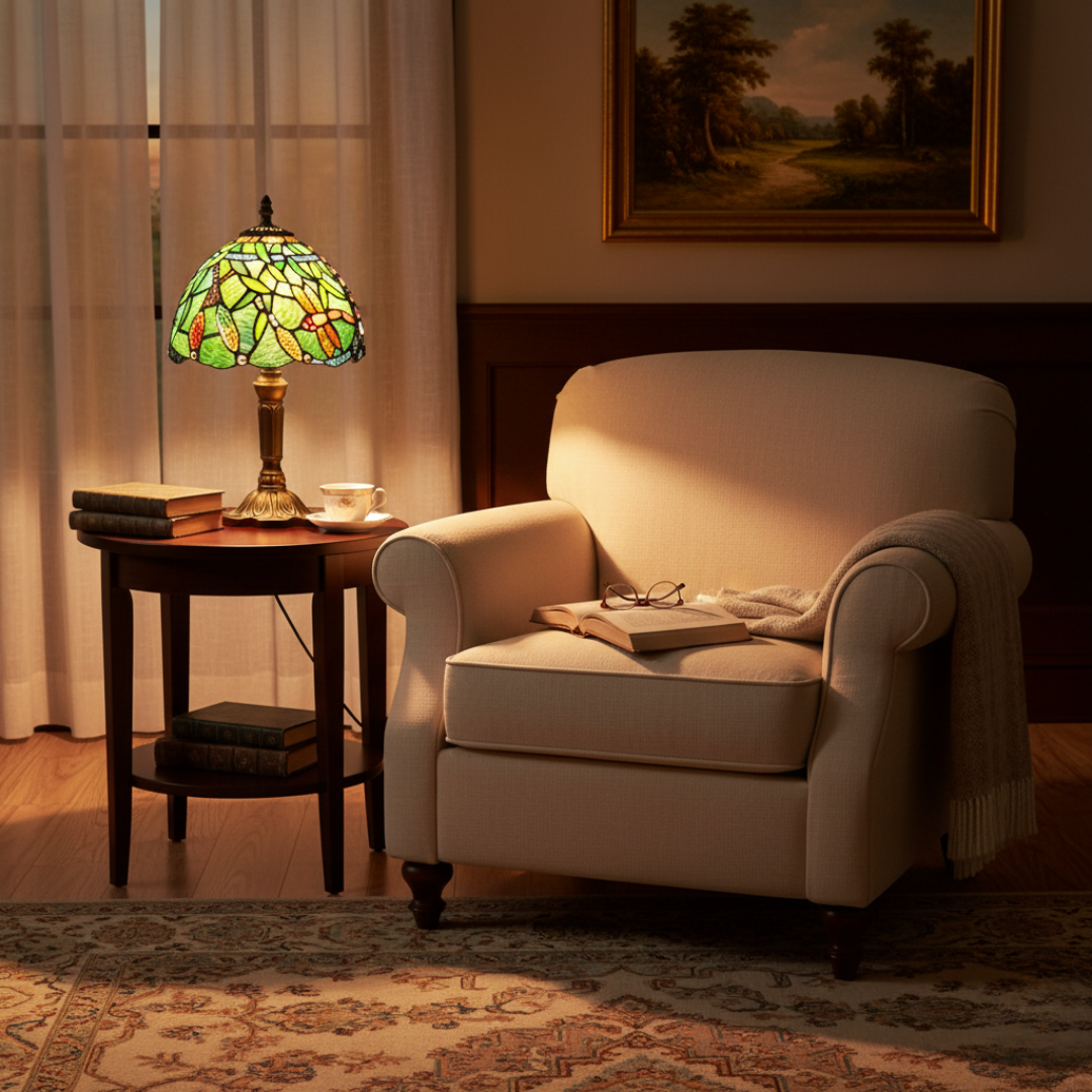 TIFFELLE | ELEGANCKA LAMPA W KSZTAŁCIE WAŻKI