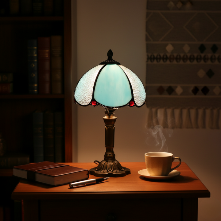 AZURIA | LAMPA SZKLANA W LUKSUSOWYM NIEBIESKIM KOLORZE