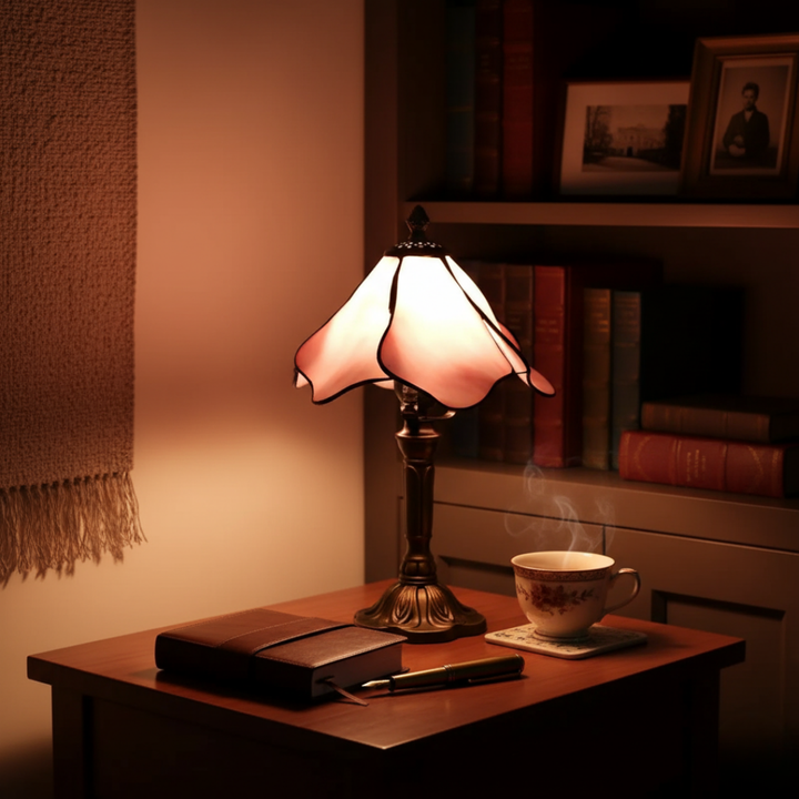 BLUSHEN | KLASYCZNA LAMPA GLOW Z KWIATAMI