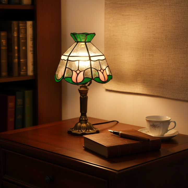TULISSE | LAMPA SZKLANA WITRAŻOWA, RĘCZNIE WYKONANA