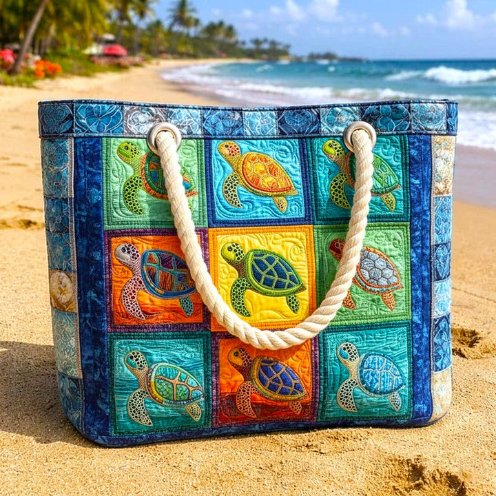 Torba Plażowa Ręcznie Wykonana | Tortuga Tranquila