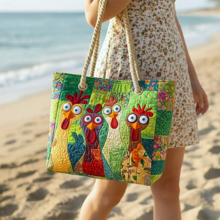 Torba Plażowa Ręcznie Robiona | Pollo Funky
