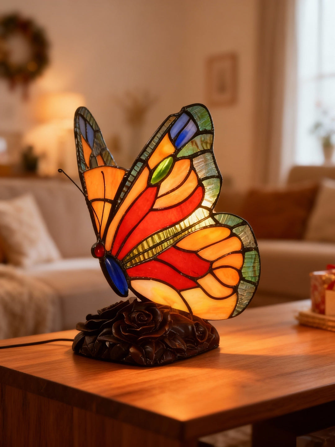 LUMIFLY | Lampa z motywem motyla w stylu Art Deco