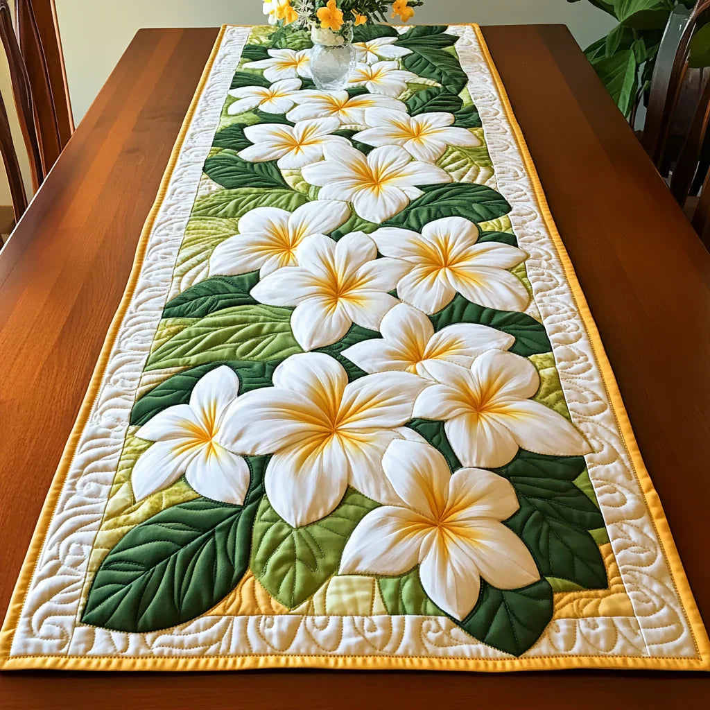 Podkładka Stół Acolchado - Kwiaty Frangipani