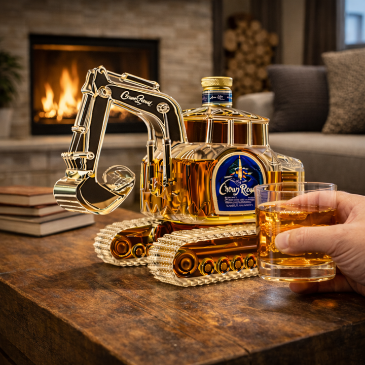Butelka do whisky – Edycja Koparka