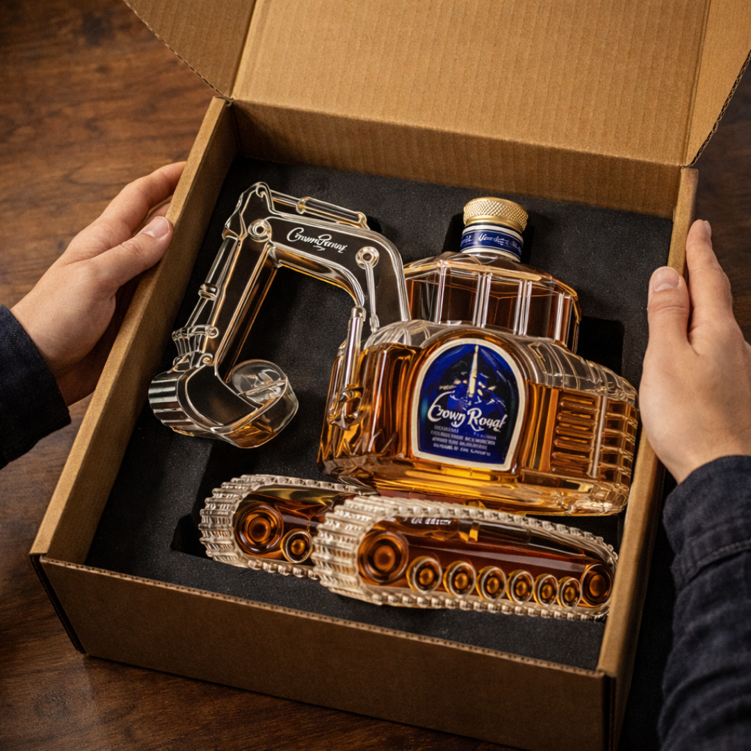 Butelka do whisky – Edycja Koparka