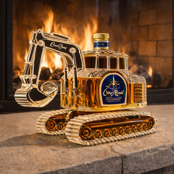 Butelka do whisky – Edycja Koparka