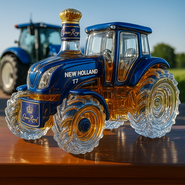 Butelka do whisky New Holland T7™ | Klasyczny kształt traktora
