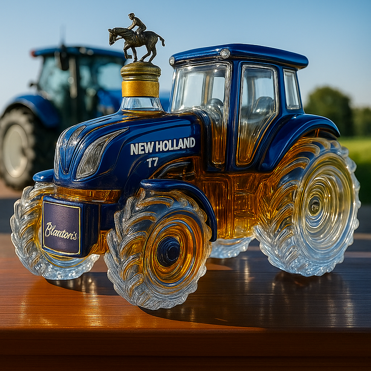 Butelka do whisky New Holland T7™ | Klasyczny kształt traktora